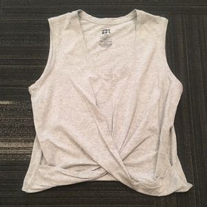 Heather Grey Crop Top